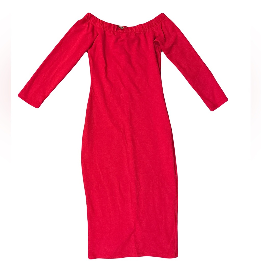 Zara Midi Red Dress